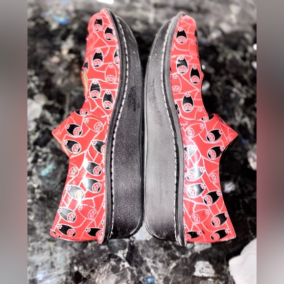 Algeria Paloma Mary Jane’s in Coral Owl Print Women’s size 41 - Picture 9 of 15